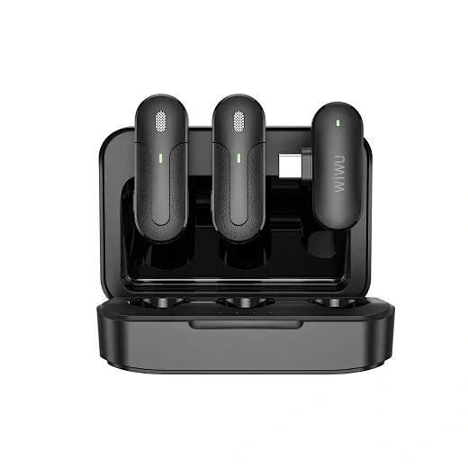 WIWU USB-C Mini Wireless Microphone Type-C Black WI-WM002