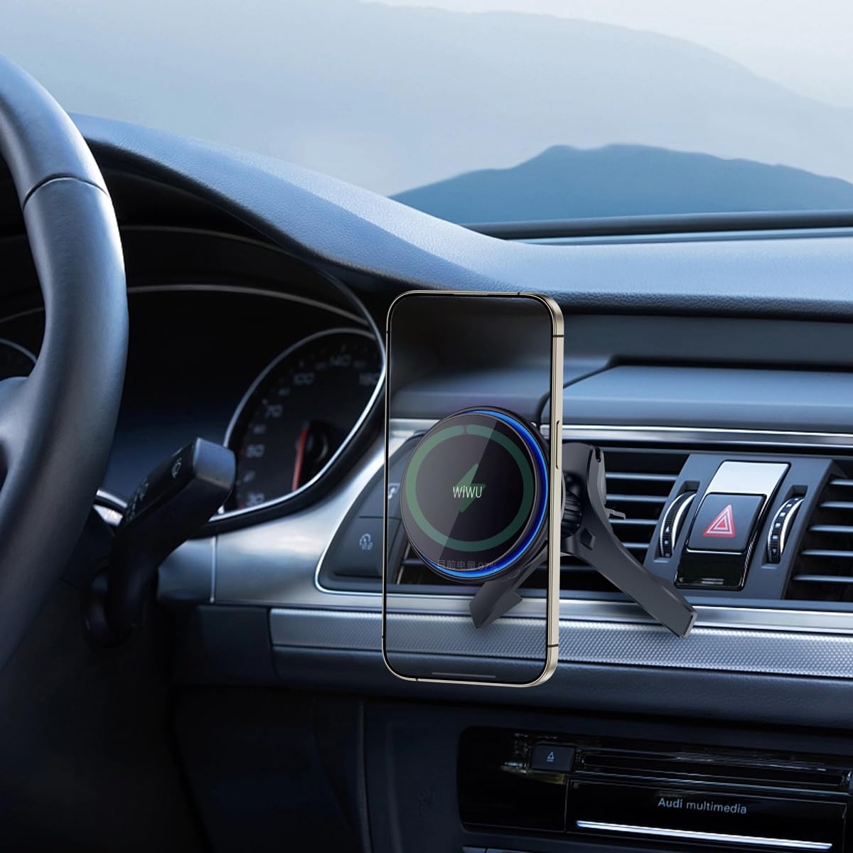 Wiwu Semiconductor Carga Rápida con Refrigeración Activa - Cargador inalámbrico de carro