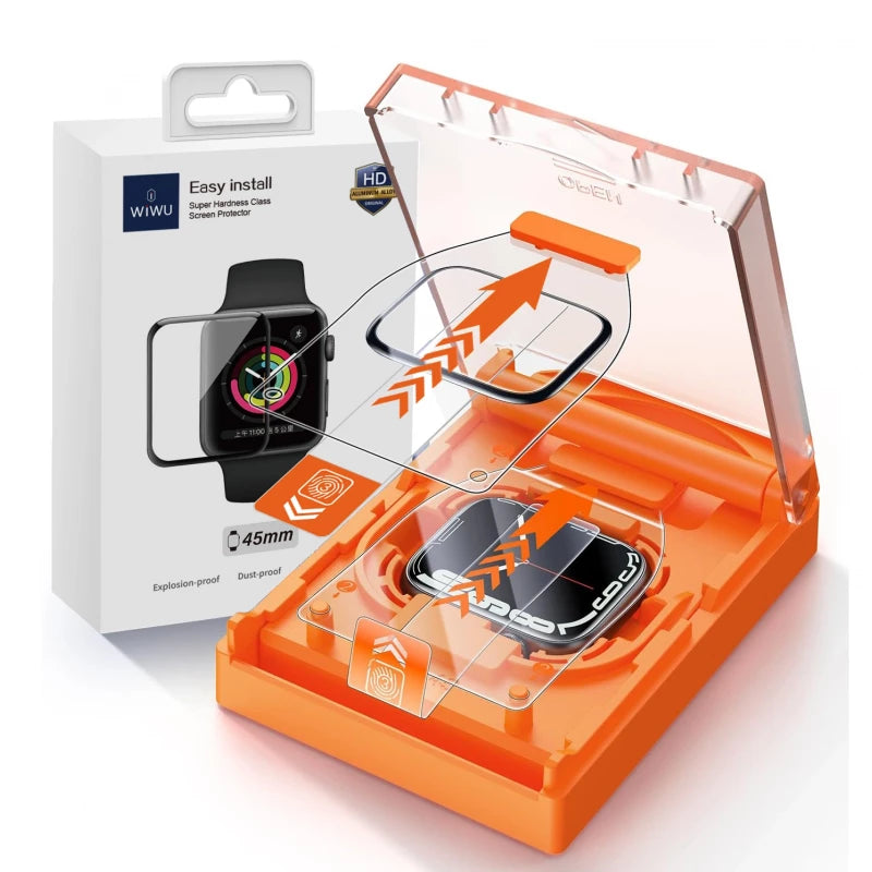 WIWU Easy Install Super Hardness Glass para Applewatch