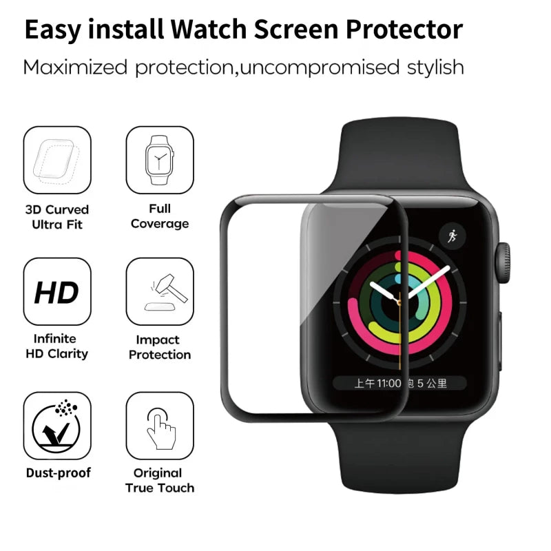 WIWU Easy Install Super Hardness Glass para Applewatch