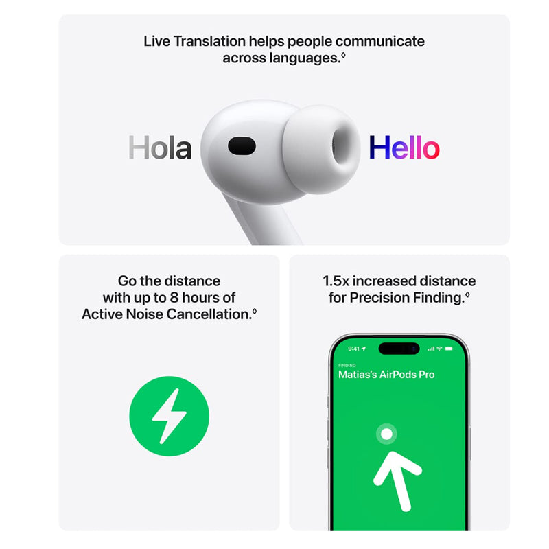 Audifonos Apple AirPods Pro (3.ª Gen)
