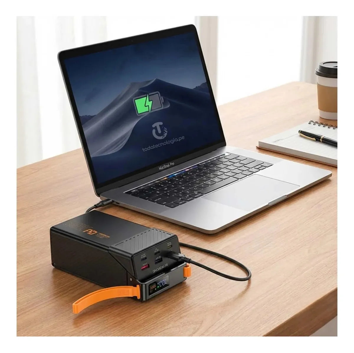 Power Bank Hoco Db100a 50.000 Mah Carga Rápida 65w Negro