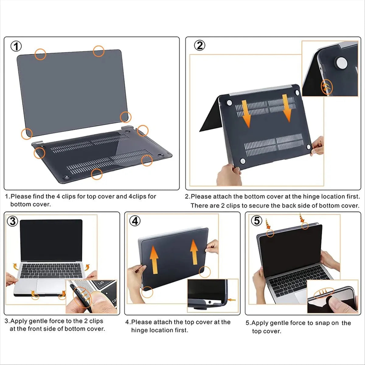 Case Protector Blanco Mate Para Macbook Air 13 A1932 A2179 Blanco