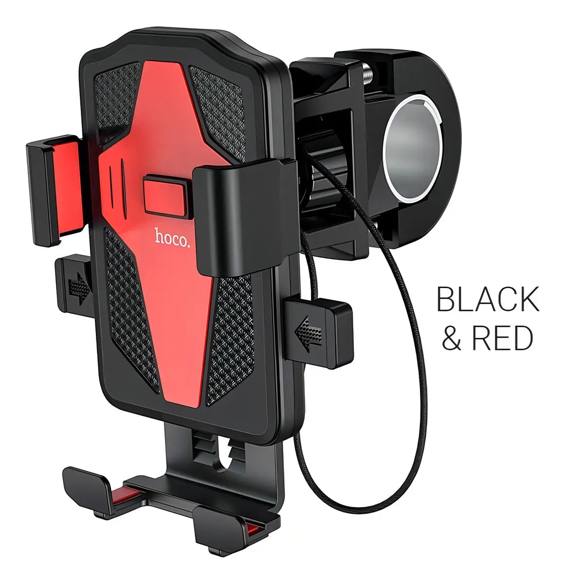 Manillar Hoco Ca73 para motocicleta, soporte para vehículo, negro/rojo