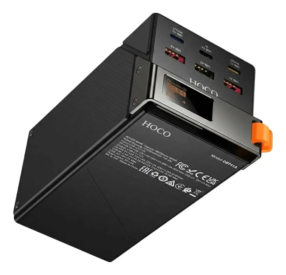 Power Bank Hoco Db100a 50.000 Mah Carga Rápida 65w Negro