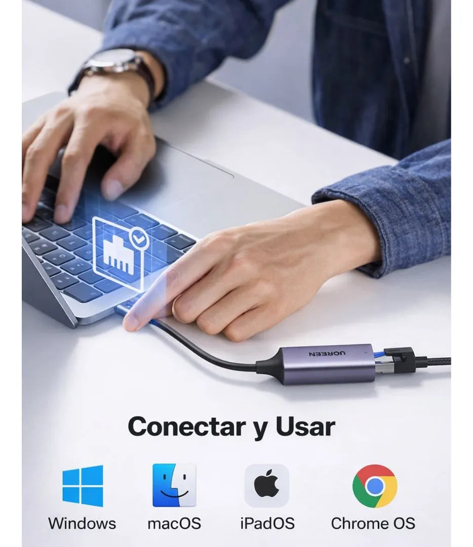 UA37 Type-C ethernet adapter(1000 Mbps)