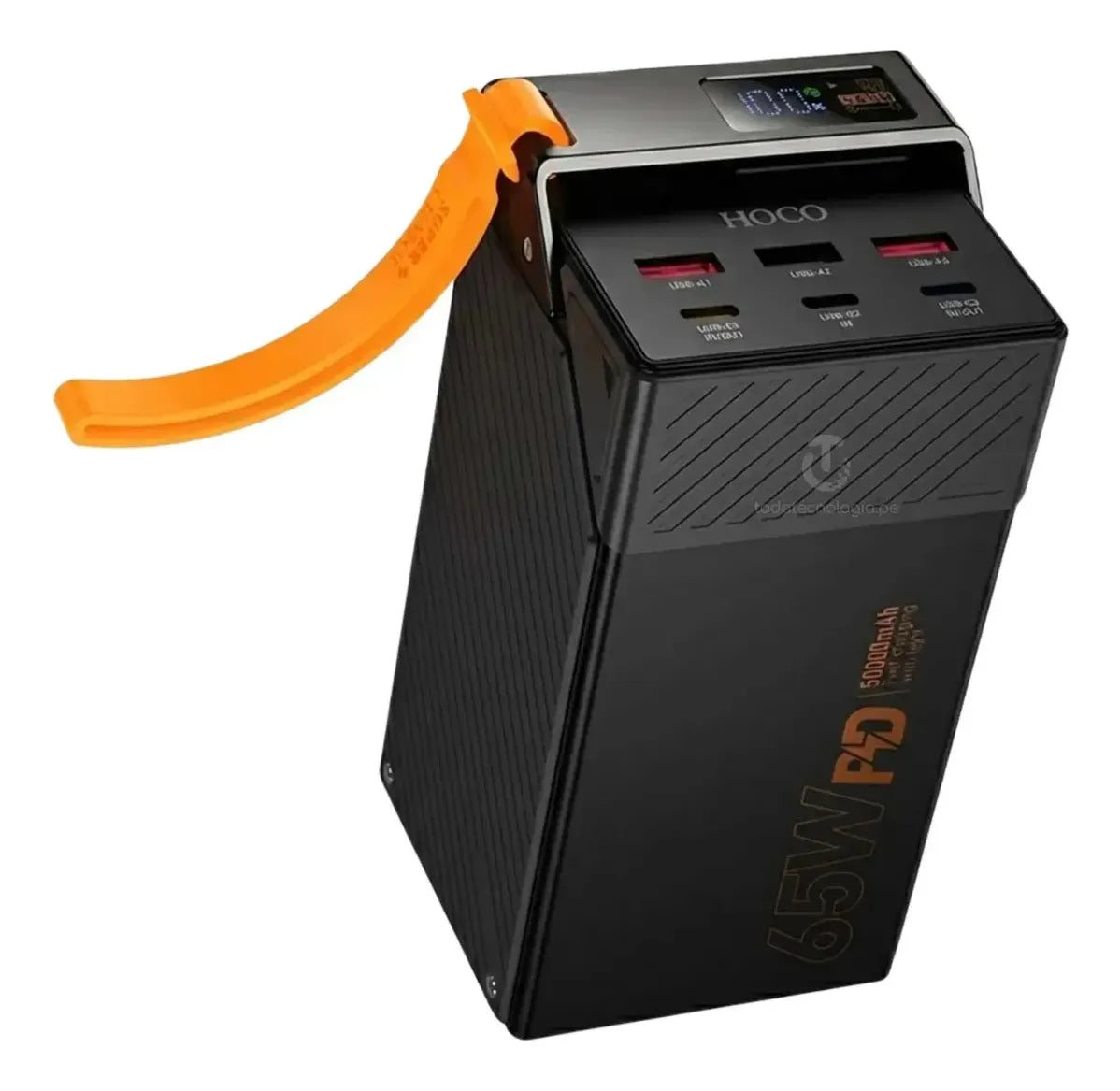 Power Bank Hoco Db100a 50.000 Mah Carga Rápida 65w Negro