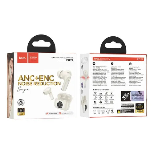 Hoco EQ22 TWS in-ear con ANC