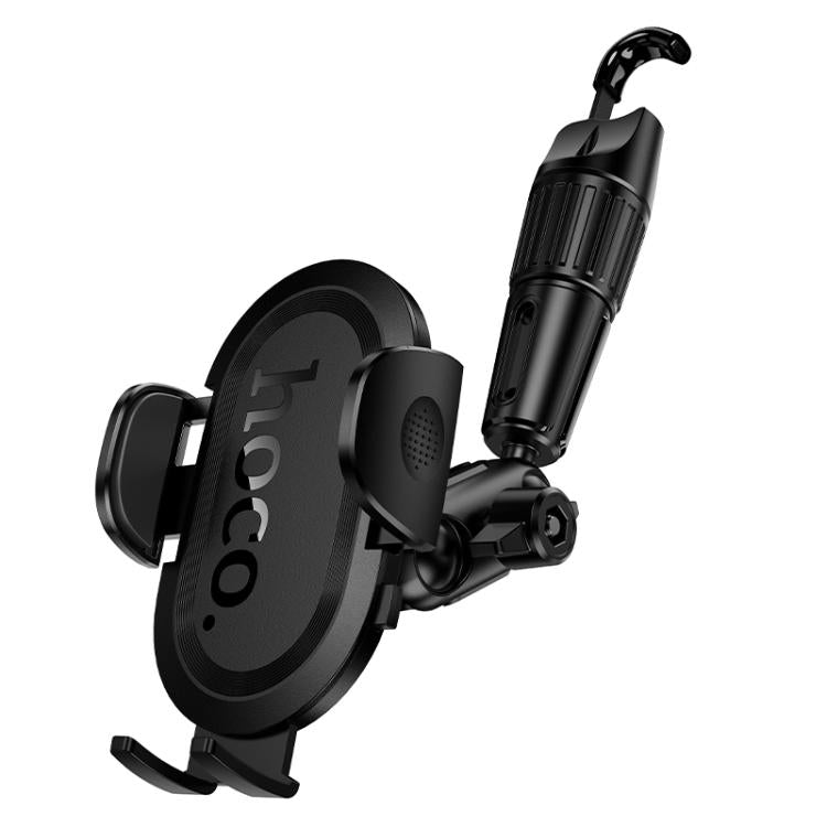 Soporte de celular para retrovisor Hoco H88 Rally ultra delgado – negro.
