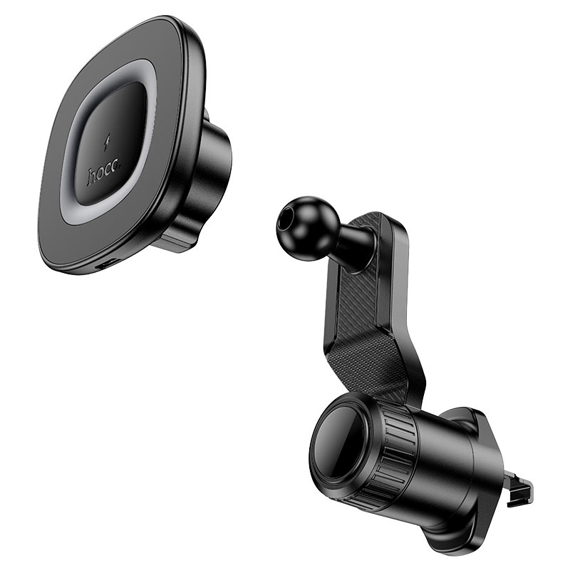 Soporte de auto Hoco HW30 Crown magnético con carga inalámbrica 15W para rejilla de aire