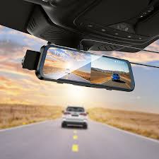 DV16 – Espejo Retrovisor Inteligente 9.66" con Cámara Dual