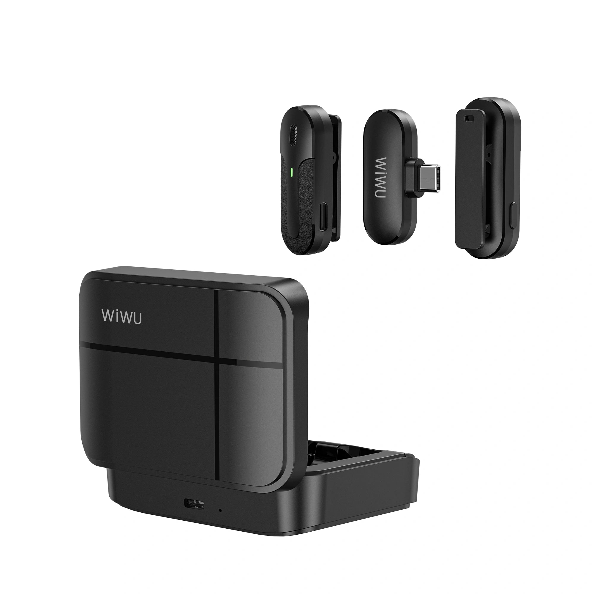 WIWU USB-C Mini Wireless Microphone Type-C Black WI-WM002